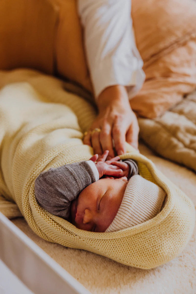 Cocoon - Merino wool - 0/8 months - HVID