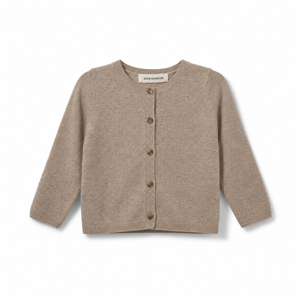 Wollen vest CisseSB - 100% wol - Beige & Bruin - Sofie Schnoor