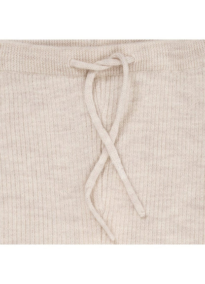Gebreid Baby Broekje - Merino Classic Rib Leggings - Merinowol - Pale Cream - Copenhagen Colors