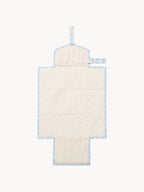 Verschoonmatje To Go Gingham Sky Blue - biologisch katoen - Garbo&Friends - productfoto - afbeelding 3