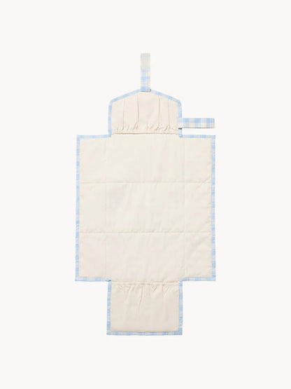 Wickelauflage - Changing Mat Quilted Viola - Bio-Baumwollsatin - Garbo&Friends