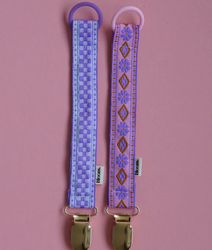 Schnullerkette Dublin - Handgemacht - Baby Bloom Clips