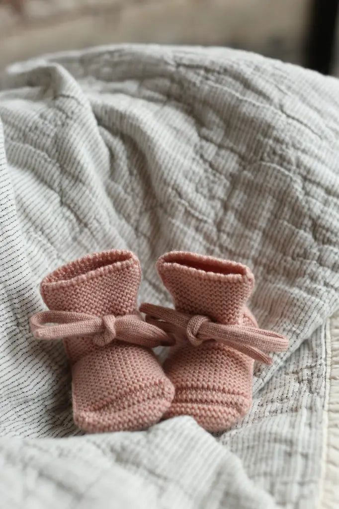 Booties – Babyschuhe – Merinowolle – HVID