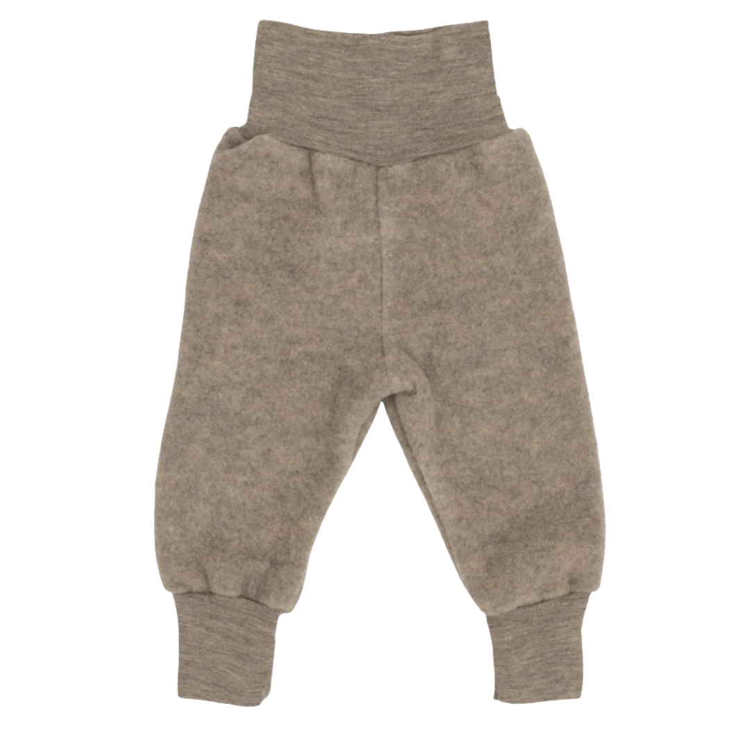 Merino wool fleece pants - 100% wool - Engel Natur