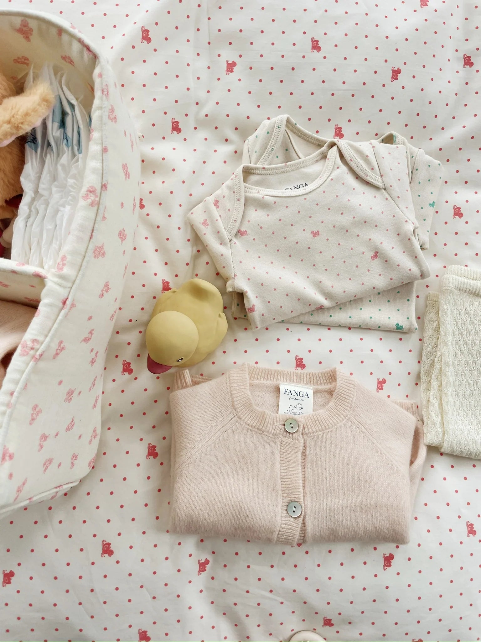 Savora Cardigan - Antique White - Wool Baby Cardigan - Wool - Konges Sløjd