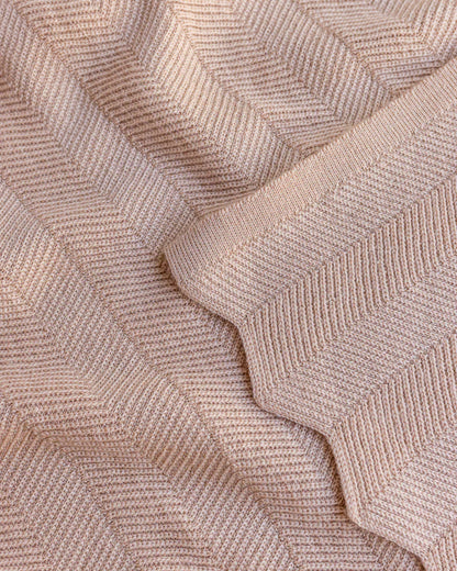 Deken Freddie - 70 x 100 cm - 100% extra fine Italiaanse merino wol - Hvid