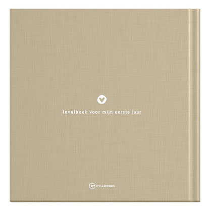 Baby journal - My first year - Linen taupe - Fyllbooks