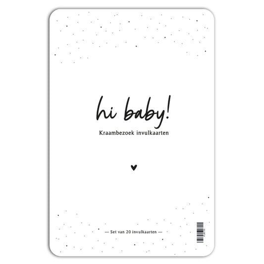 Fill-in Cards - Maternity Visit Fill-in Cards 20 pieces – A5 - Fyllbooks