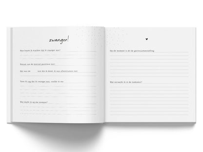Baby Journal - My Pregnancy Journal - Linen Beige - Fyllbooks