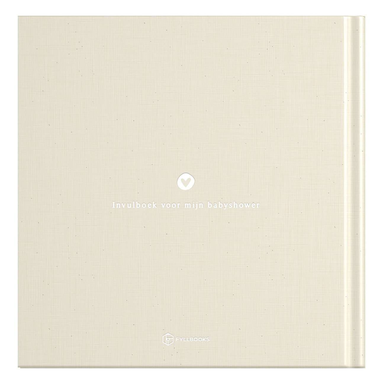Baby fill-in book - My Baby Shower Fill-in Book - Linen Beige - Fyllbooks