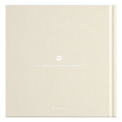 Baby fill-in book - My Baby Shower Fill-in Book - Linen Beige - Fyllbooks