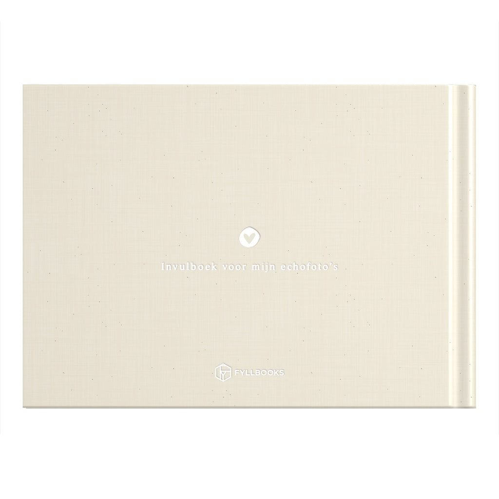 Baby invulboekje - Mijn echofoto´s - Linnen Beige - Fyllbooks - productfoto - afbeelding 7