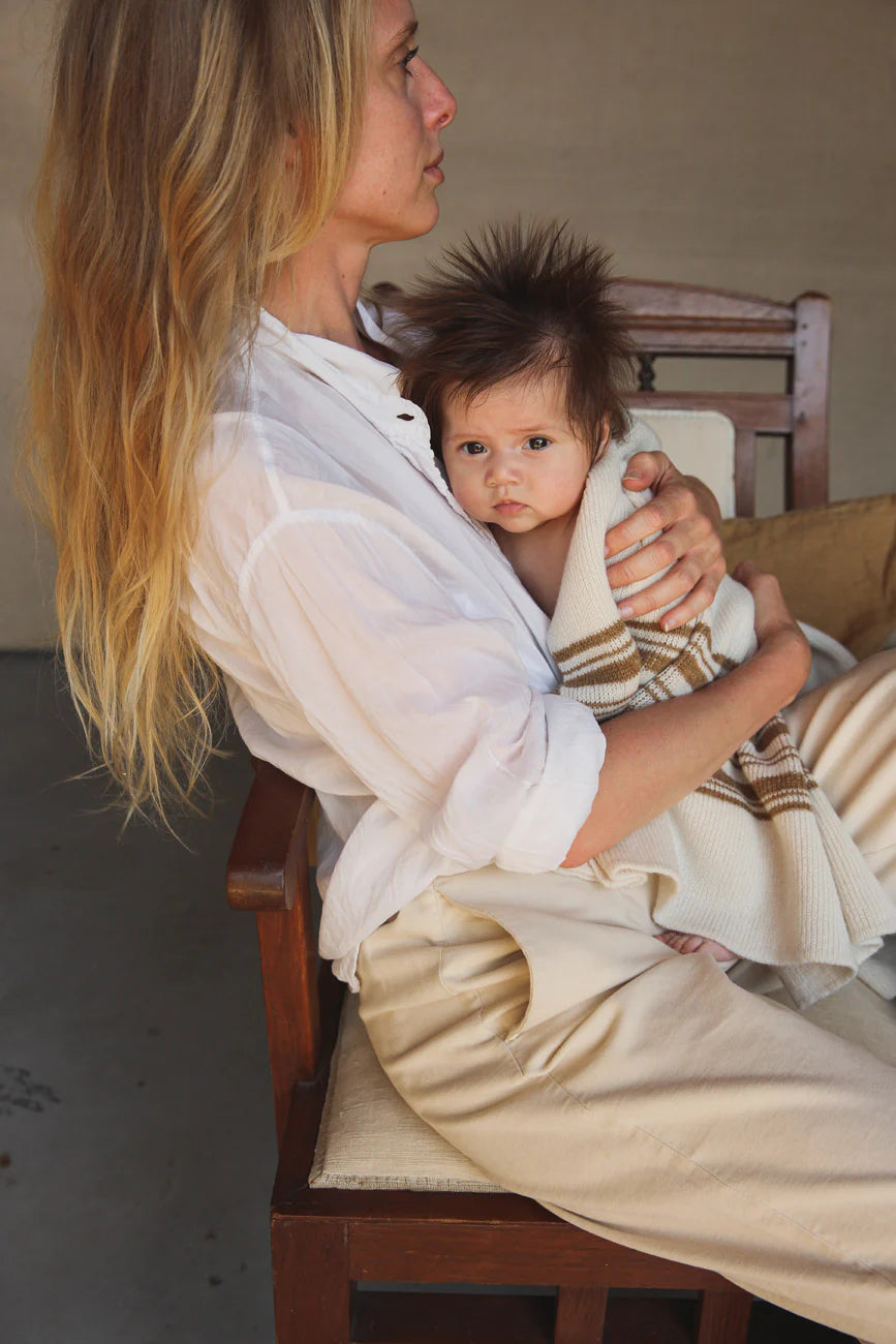 Baby dekentje - Gilbert - Merino wol - HVID