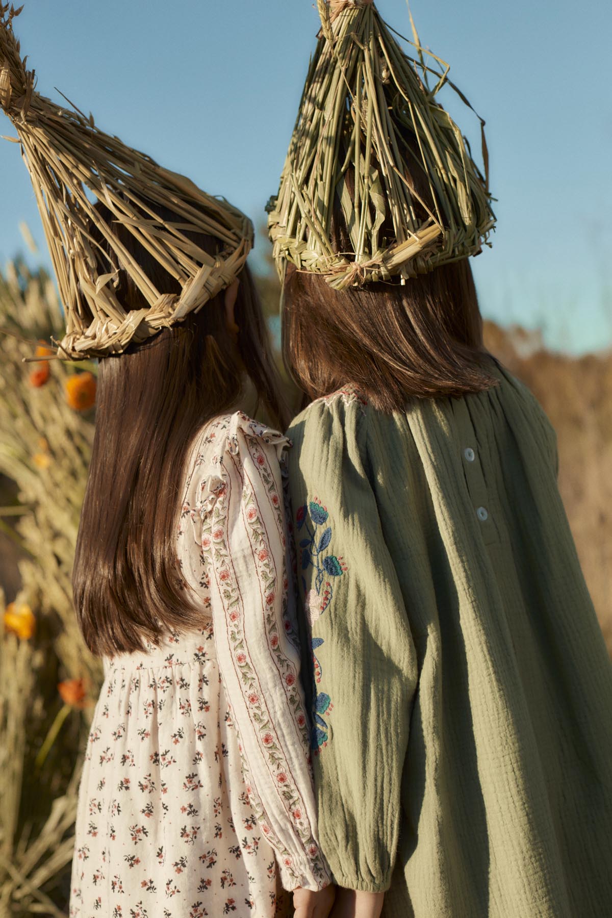 Jurk Saralinou & Saralina - Biologisch katoen - Cream Pink Sorrel - Louise Misha - voorkant - afbeelding 6