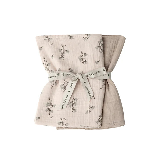 GarboandFriends - Muslin Blanket (2-pack) - Hydrofiele doeken - 2 stukd met strik