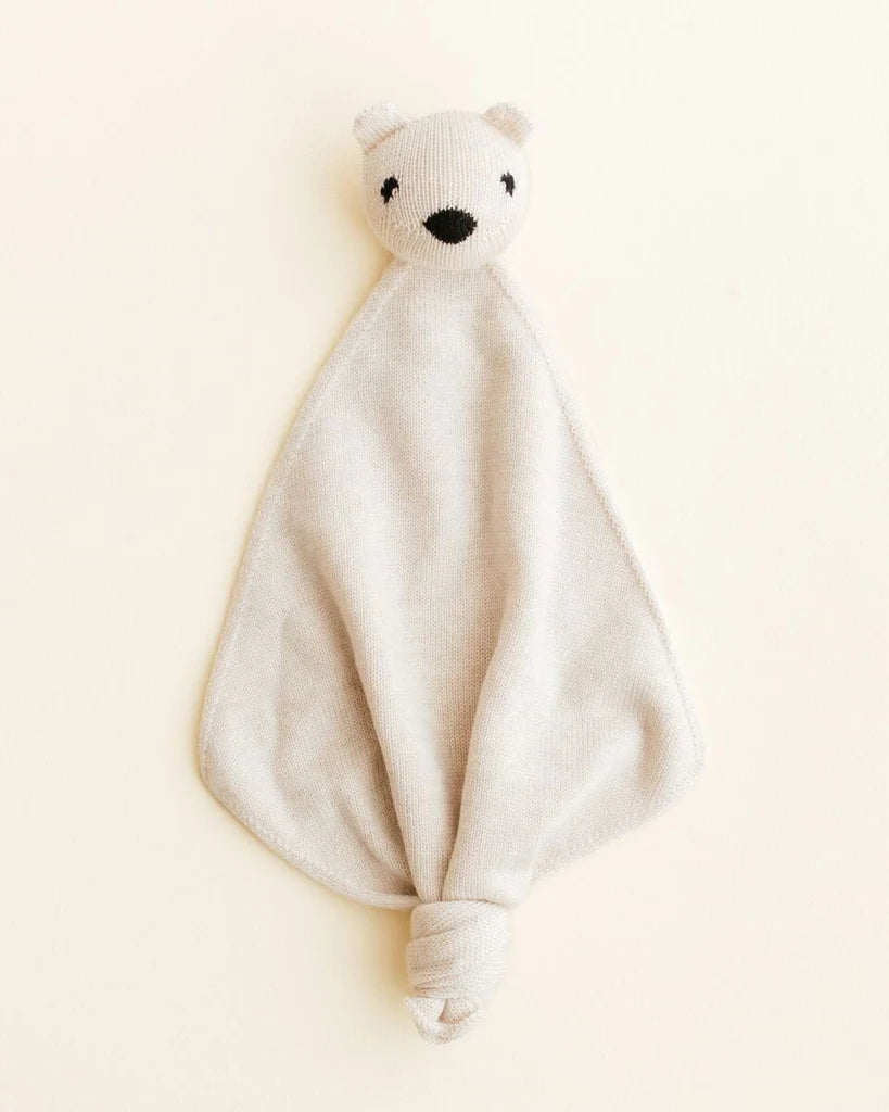 Knuffeldoekje Teddy Tokki - Merinowol - HVID - productfoto