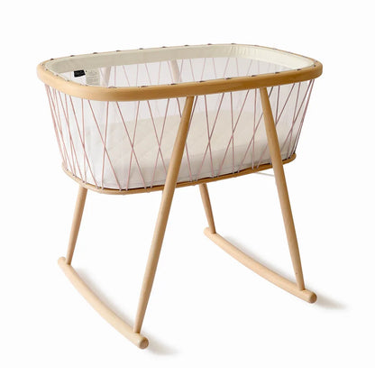 KUMI Wooden Cradle - Rocking Wooden Cradle - Charlie Crane