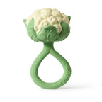 Bloemkool rammelaar & bijtring - 0+ jaar - Cauliflower Rattle Toy - Natuurrubber - Oli & Carol - productfoto - afbeelding 5