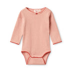 Liva Pointelle Body – Warm Pink – 100% katoen - Flöss