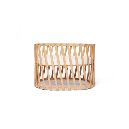 LUGO Evolving Wooden Baby Bed - Extendable Wooden Bed 70x90 / 70x140 cm - From Birth to 7 Years - Charlie Crane