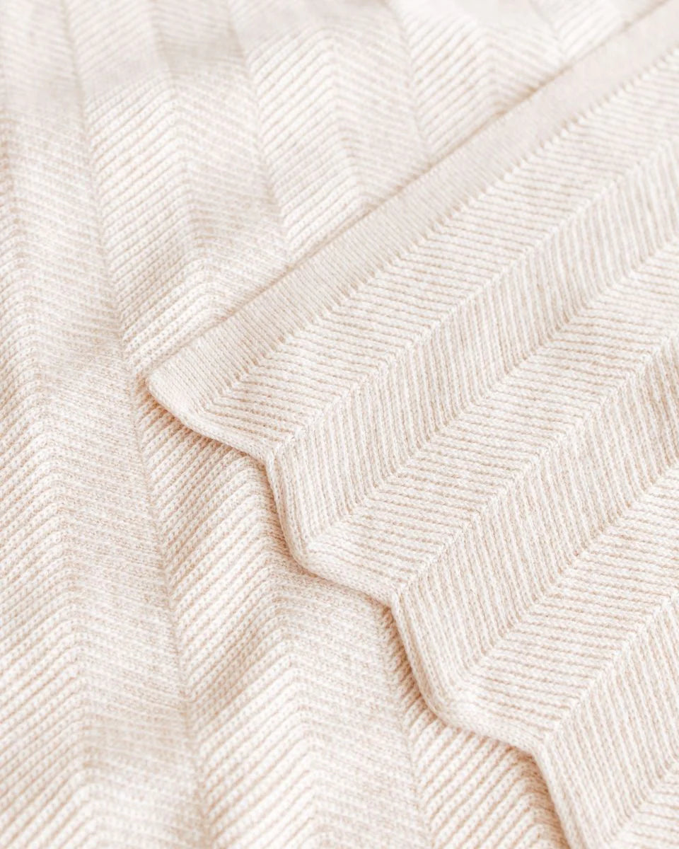 Deken Freddie - 70 x 100 cm - 100% extra fine Italiaanse merino wol - Hvid
