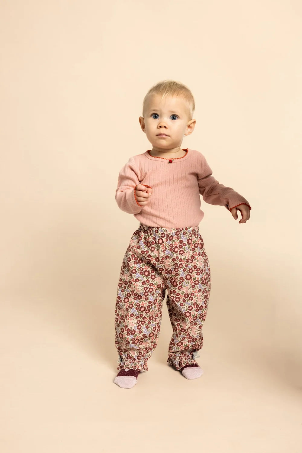 Liva Pointelle Body – Warm Pink – 100% katoen - Flöss