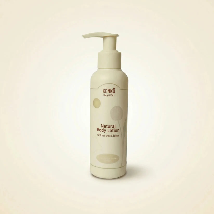 Natural Body Lotion - Baby & Kids - Oat Shea & Jojoba - Organic - Kenkô - verpakking - afbeelding 2