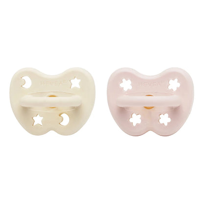 Speentjes - Natuurrubber - 3-36 maanden - 2 pack - Round - Hevea