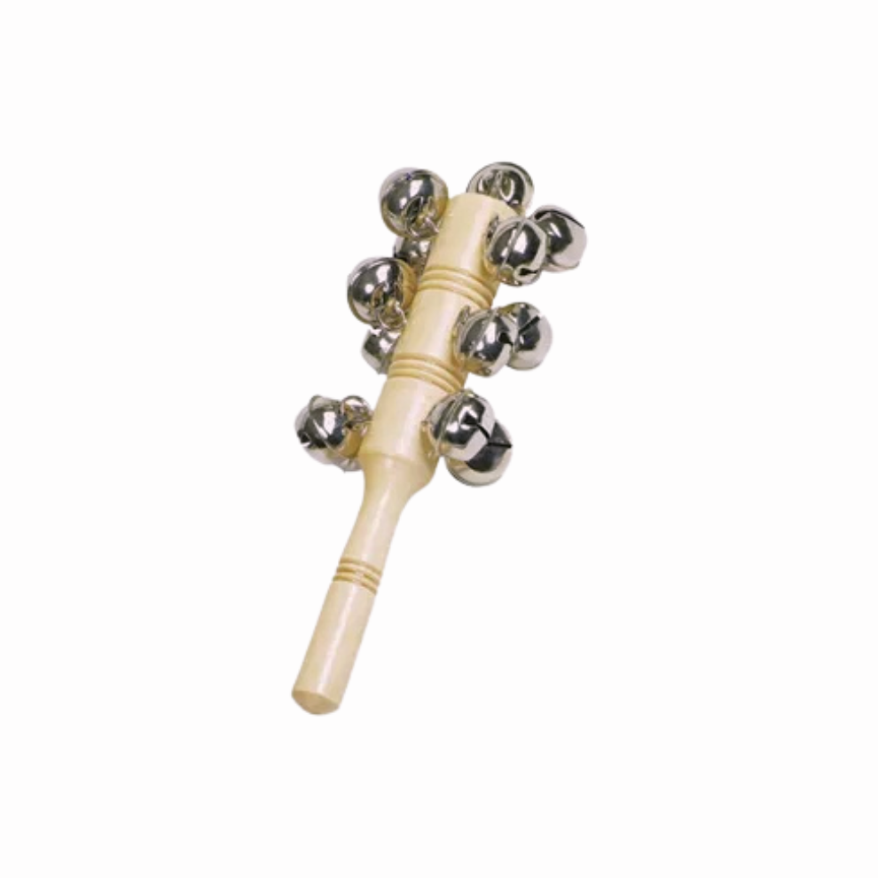 Bell stick with 13 bells - 18.5 cm - 3+ years - Goki Nature