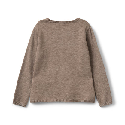 Fine knit sweater Ursa - Brown melange - Sofie Schnoor