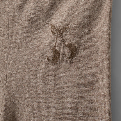 Fine-knit trousers Lova - Brown mélange - Sofie Schnoor