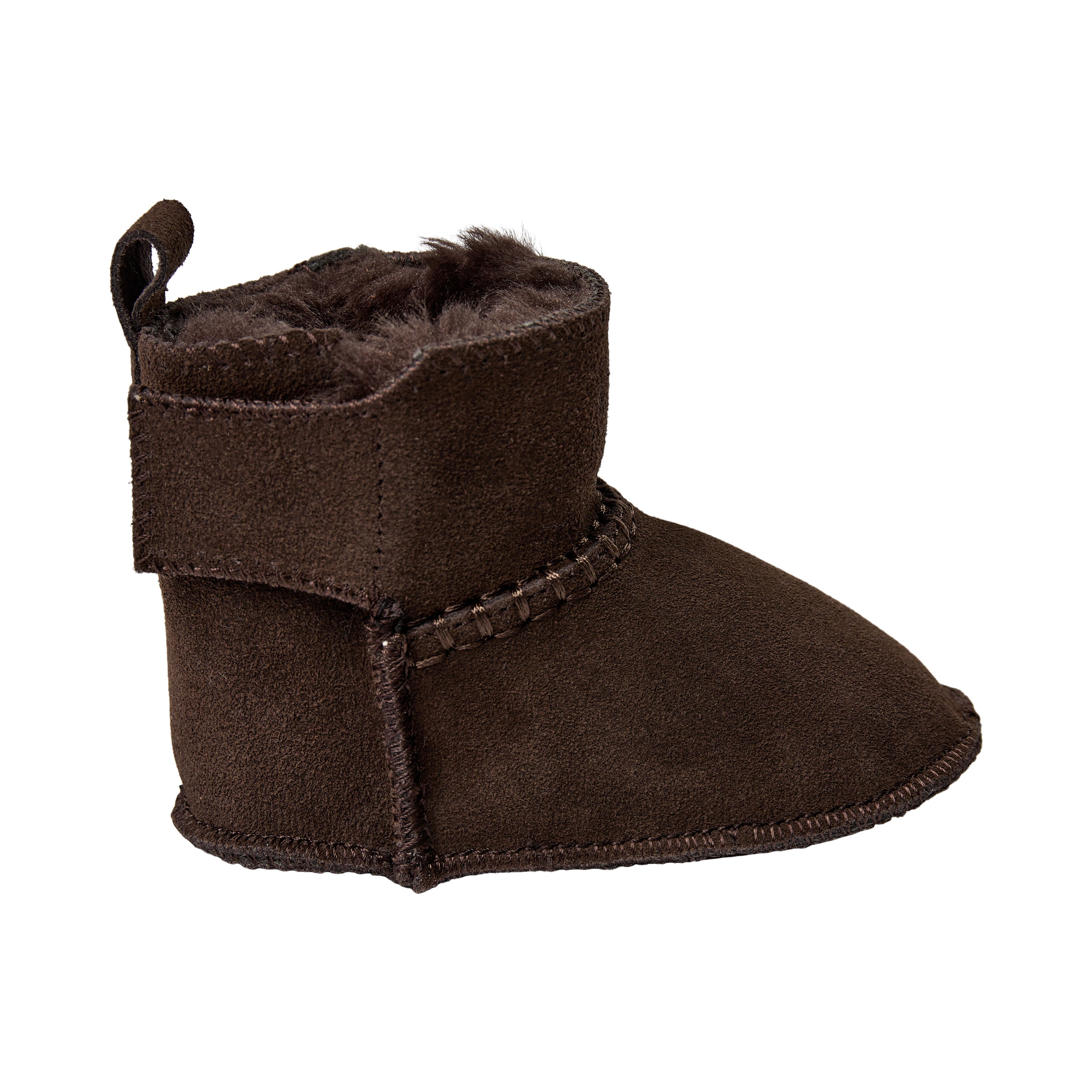 Babyfäustlinge ReneeKB - Wildleder & Wolle gefüttert - Tan & Dark Brown - Sofie Schnoor