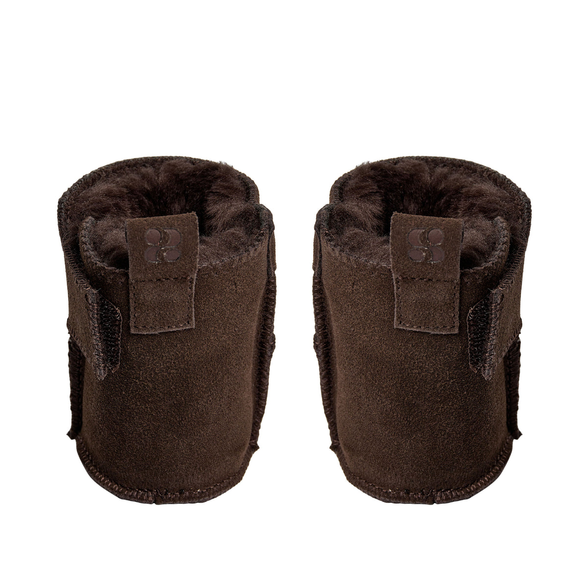 Babyfäustlinge ReneeKB - Wildleder & Wolle gefüttert - Tan & Dark Brown - Sofie Schnoor