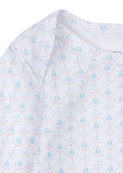 Fio Romper - Barca - Organic Cotton - Sailboats - Konges Sløjd