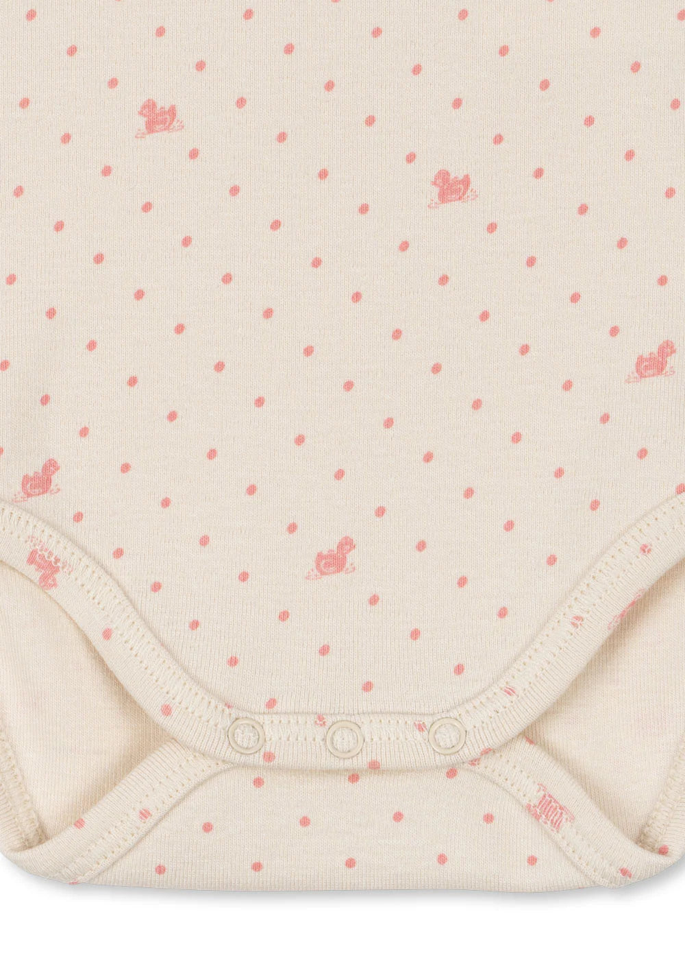 Bello Due LS Body - Lago Rosa - Long Sleeved Bodysuit - Organic Cotton & Modal - Konges Sløjd