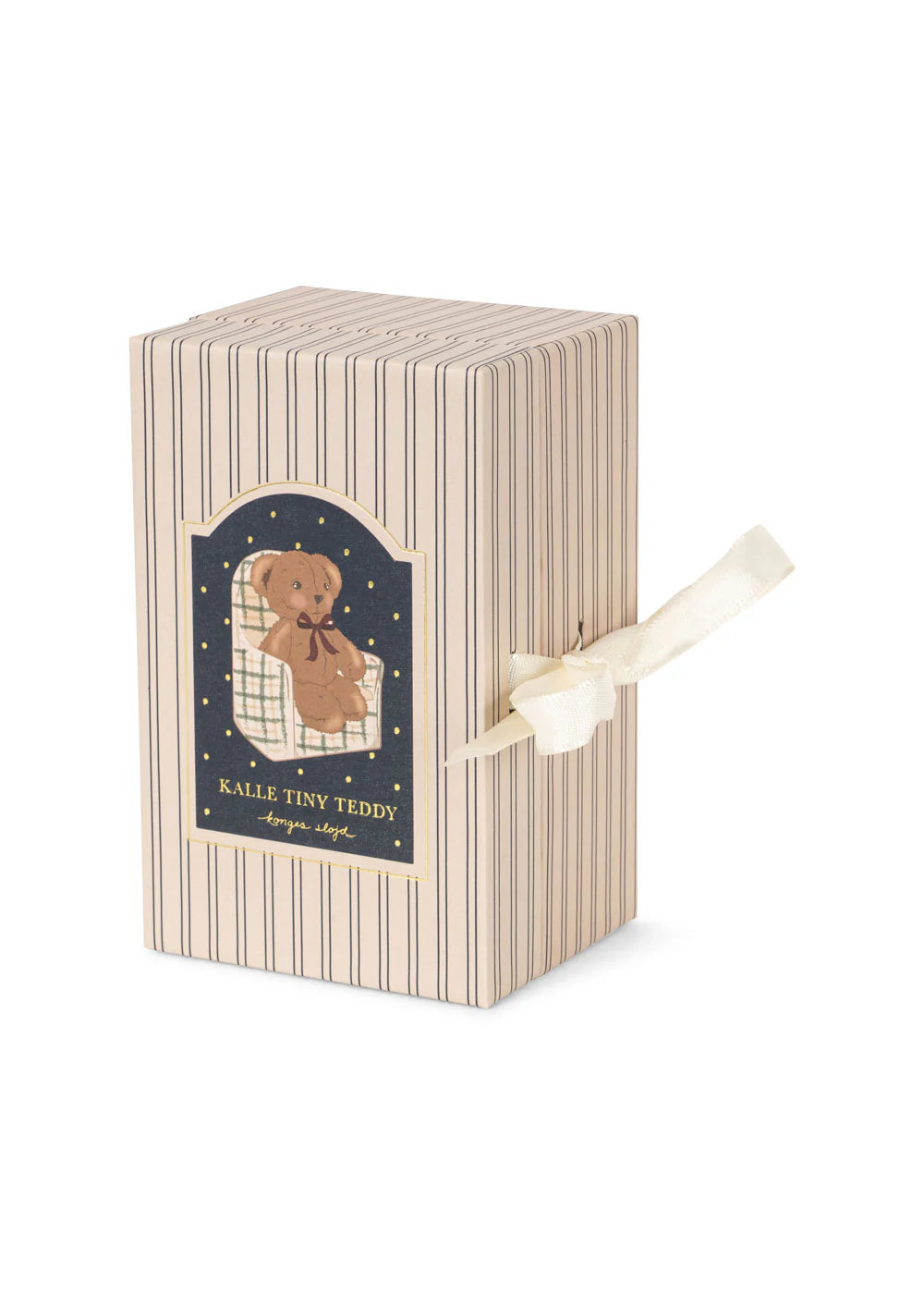Kalle the Tiny Teddy - Mini Stuffed Animal in a Box - Konges Sløjd