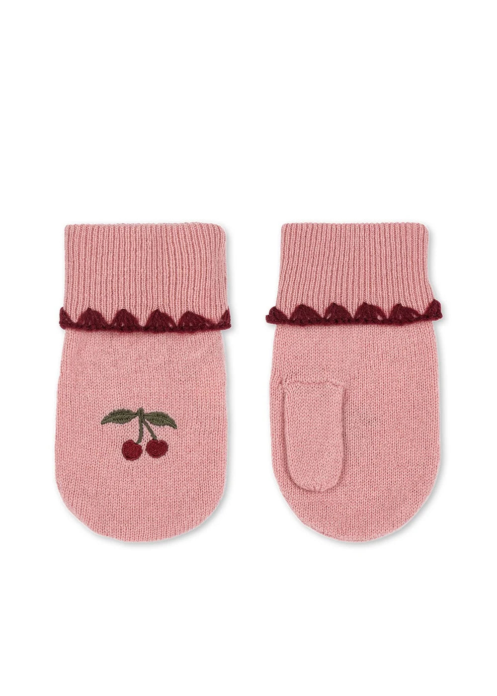 Collette Mittens – Pale Blush – Kinderfäustlinge aus Wolle – 100% Wolle – Konges Sløjd