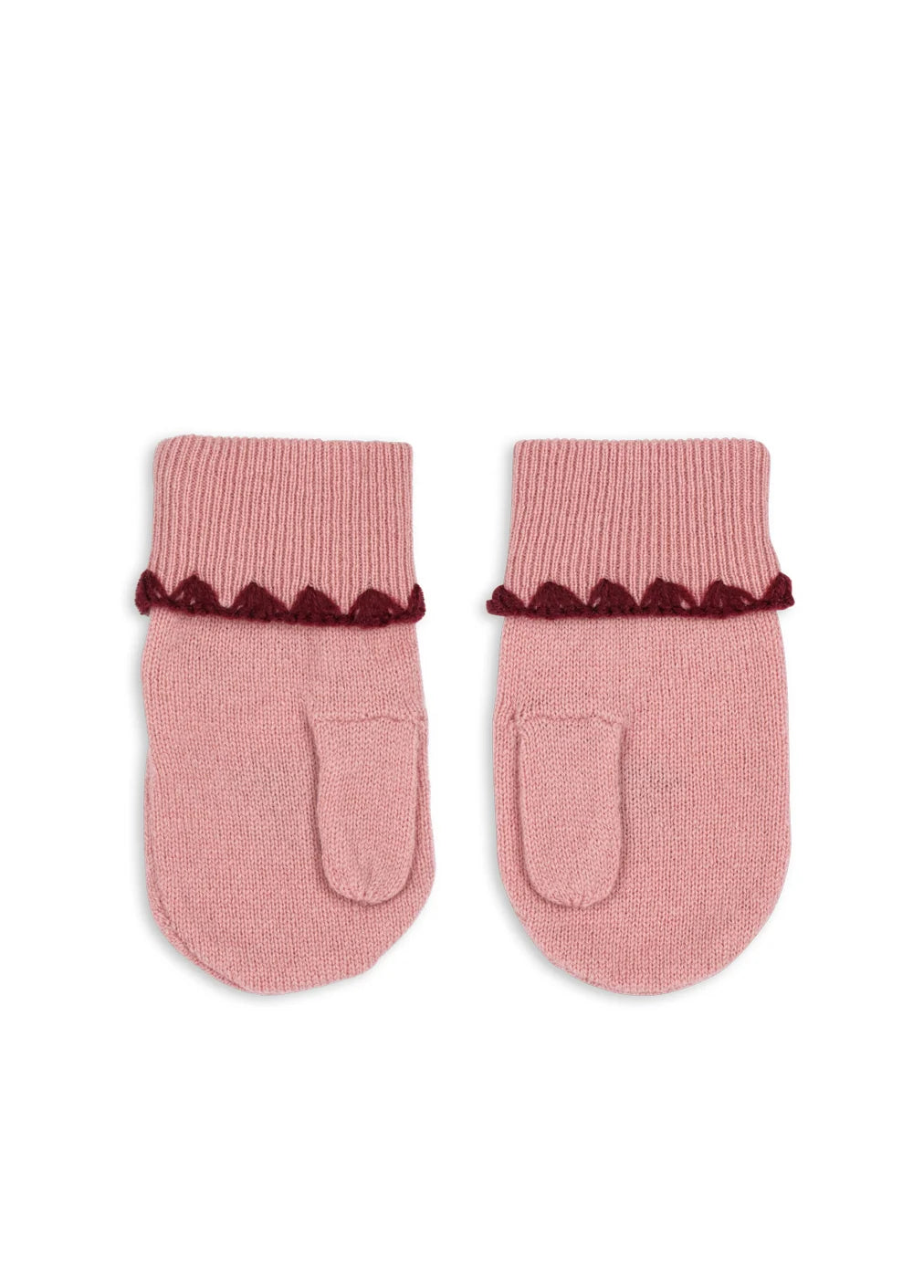 Collette Mittens – Pale Blush – Kinderfäustlinge aus Wolle – 100% Wolle – Konges Sløjd