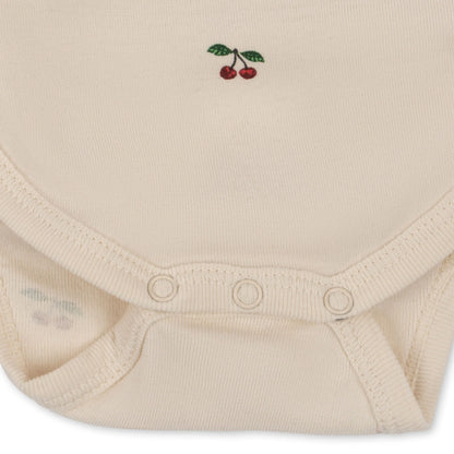 Overslag Romper Cherry - Biologisch Katoen - Newborn body - GOTS Gecertificeerd - Konges Sløjd (Copy)