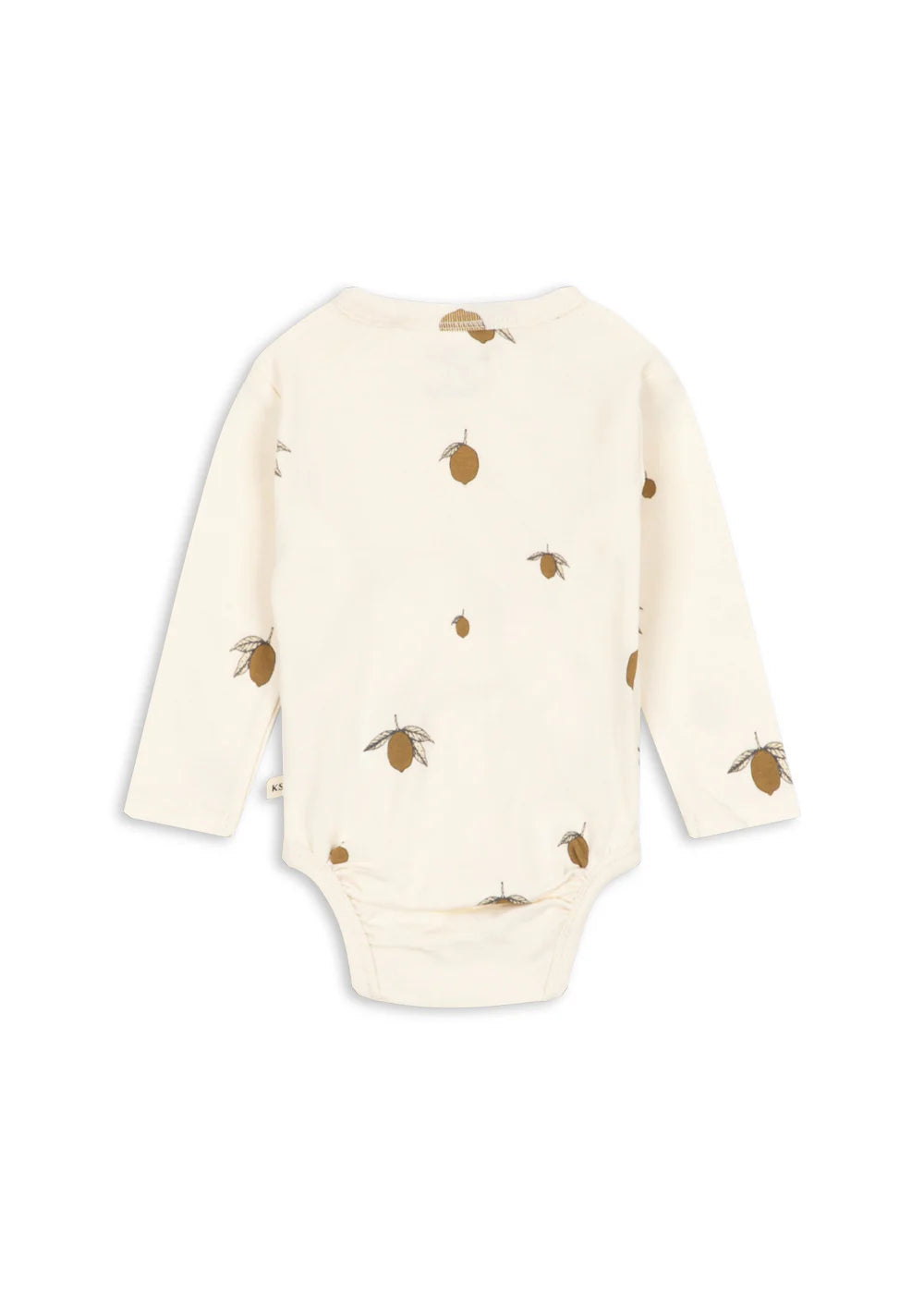 Wrap Bodysuit Lemon - Organic Cotton - Newborn Bodysuit - GOTS Certified - Konges Sløjd