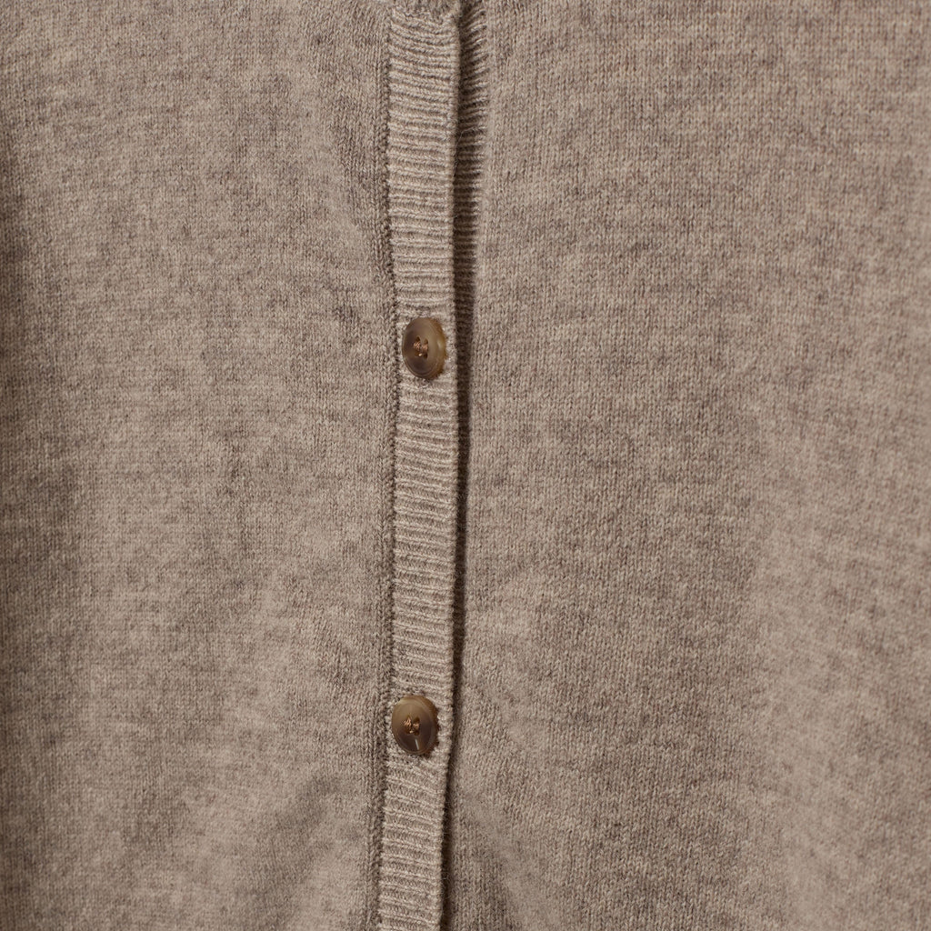 Wollen vest CisseSB - 100% wol - Beige & Bruin - Sofie Schnoor