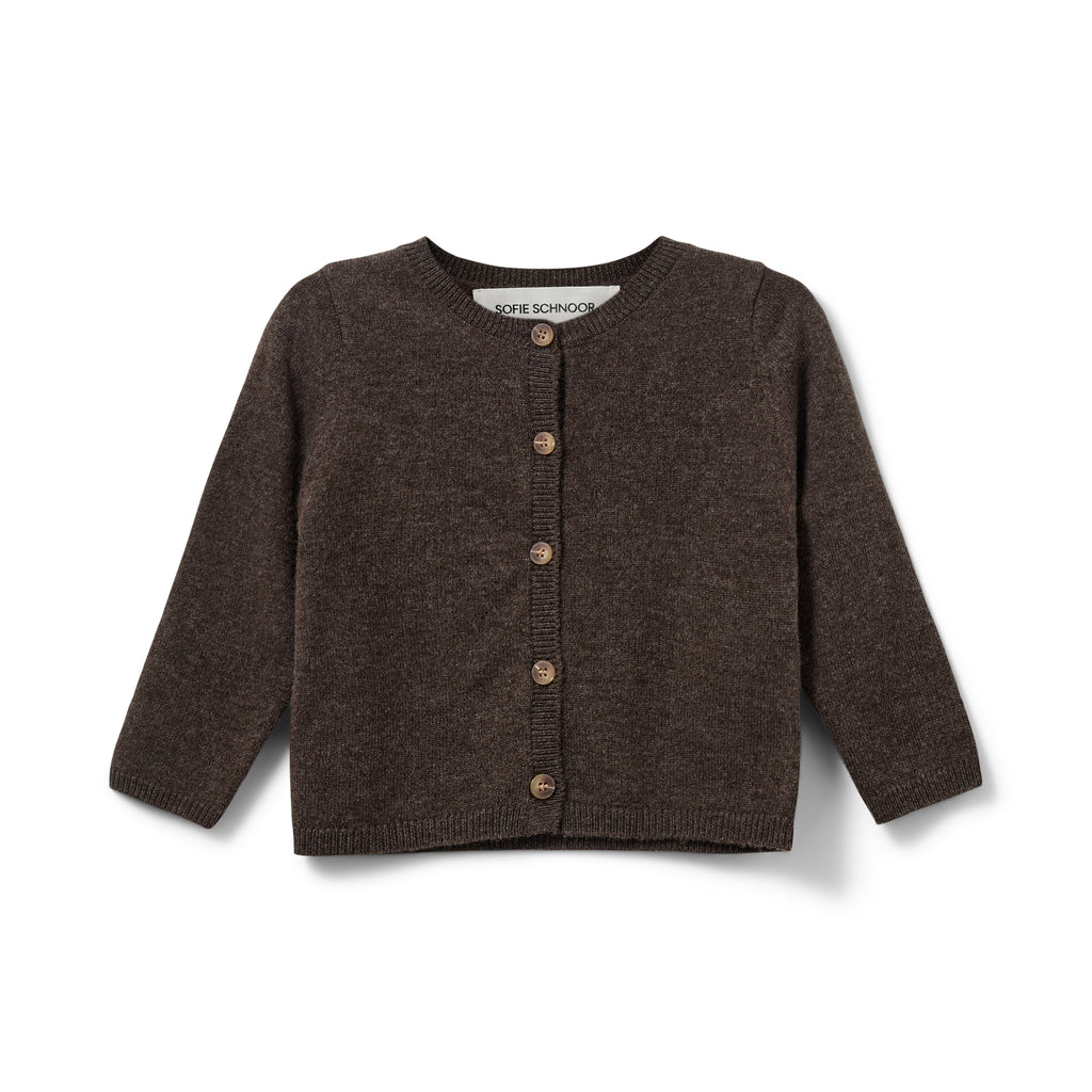 Wollen vest CisseSB - 100% wol - Beige & Bruin - Sofie Schnoor