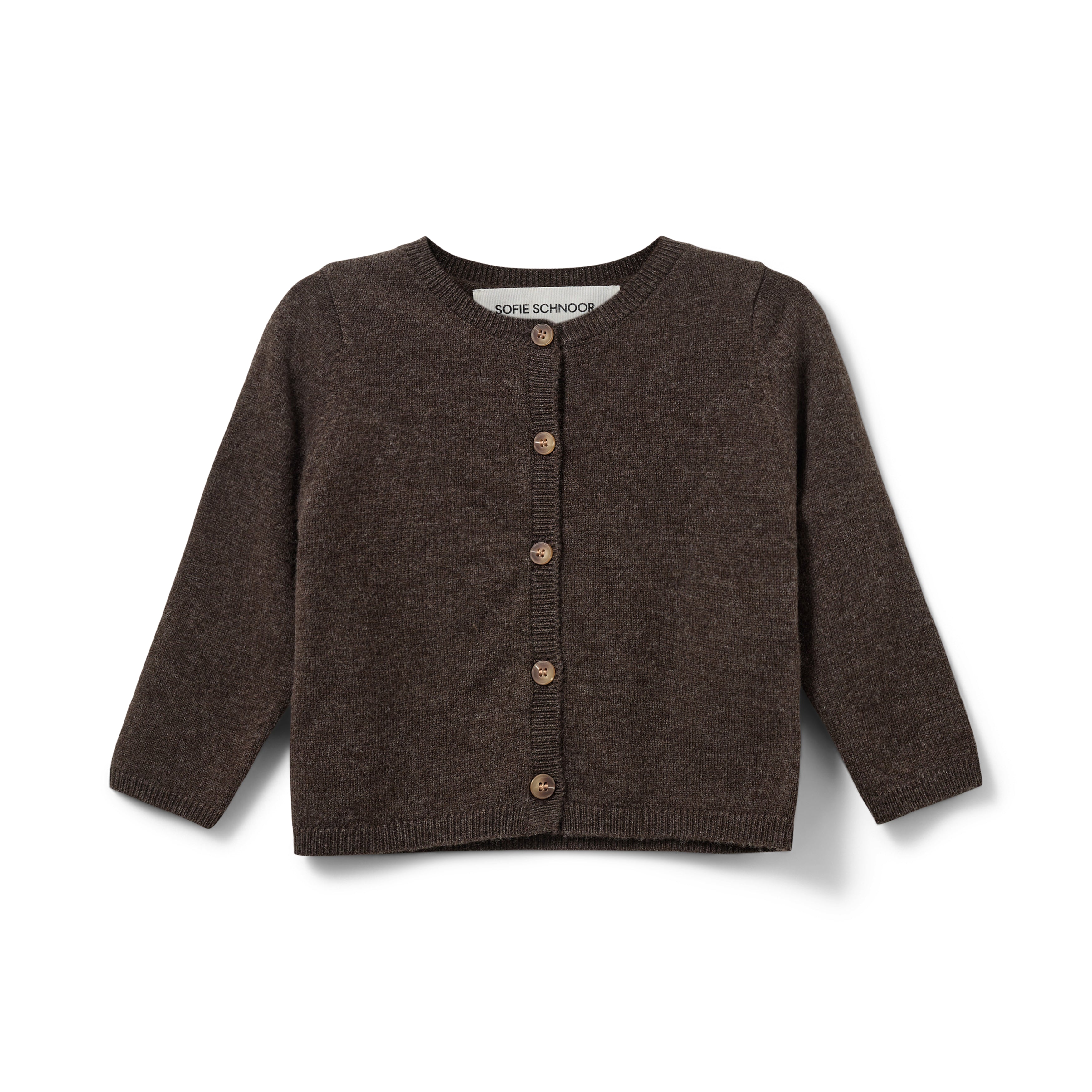 Wollen vest CisseSB - 100% wol - Beige & Bruin - Sofie Schnoor
