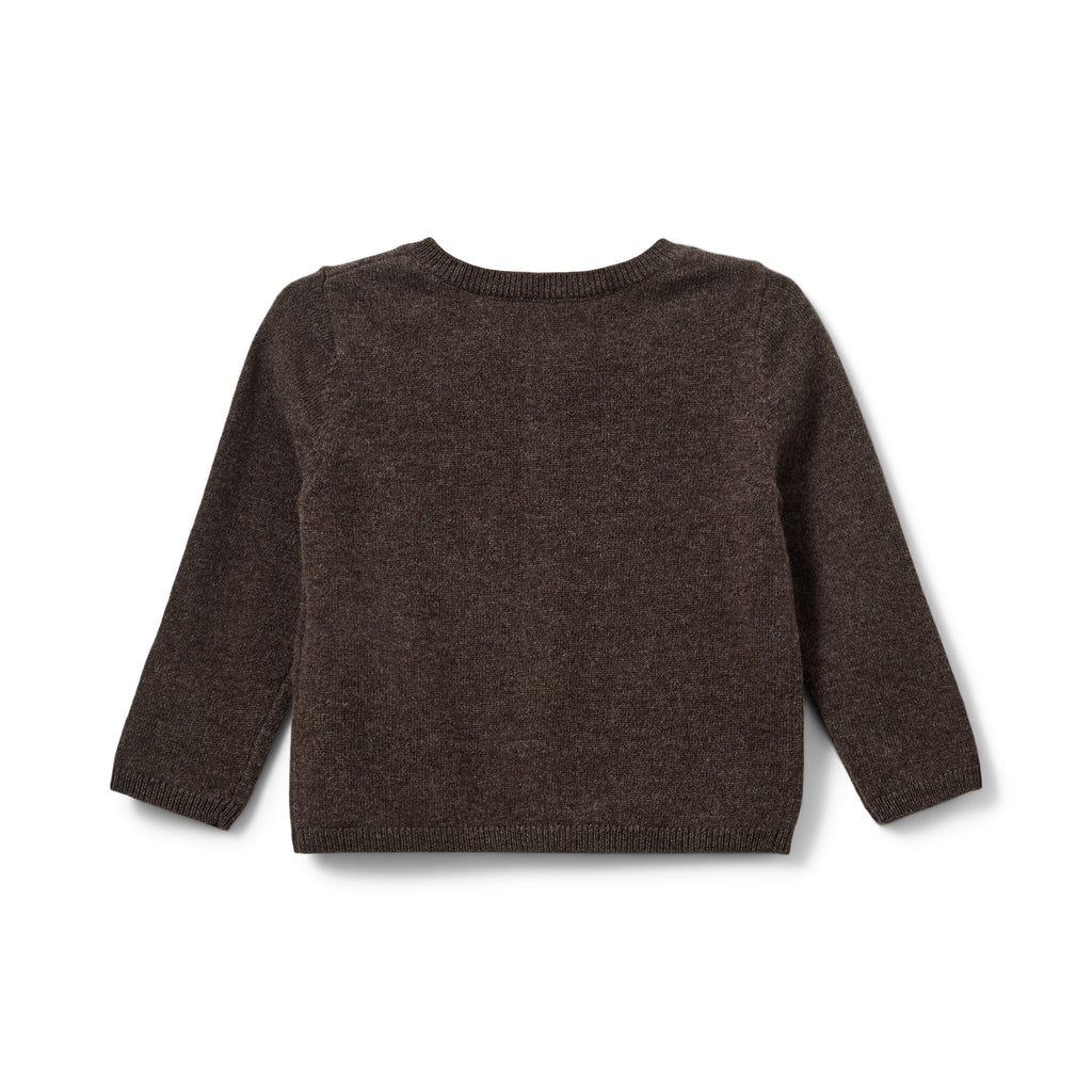 Wollen vest CisseSB - 100% wol - Beige & Bruin - Sofie Schnoor