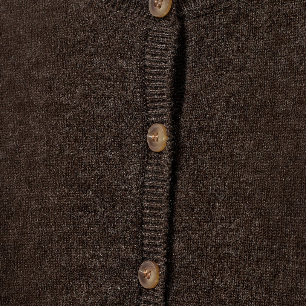 Wollen vest CisseSB - 100% wol - Beige & Bruin - Sofie Schnoor
