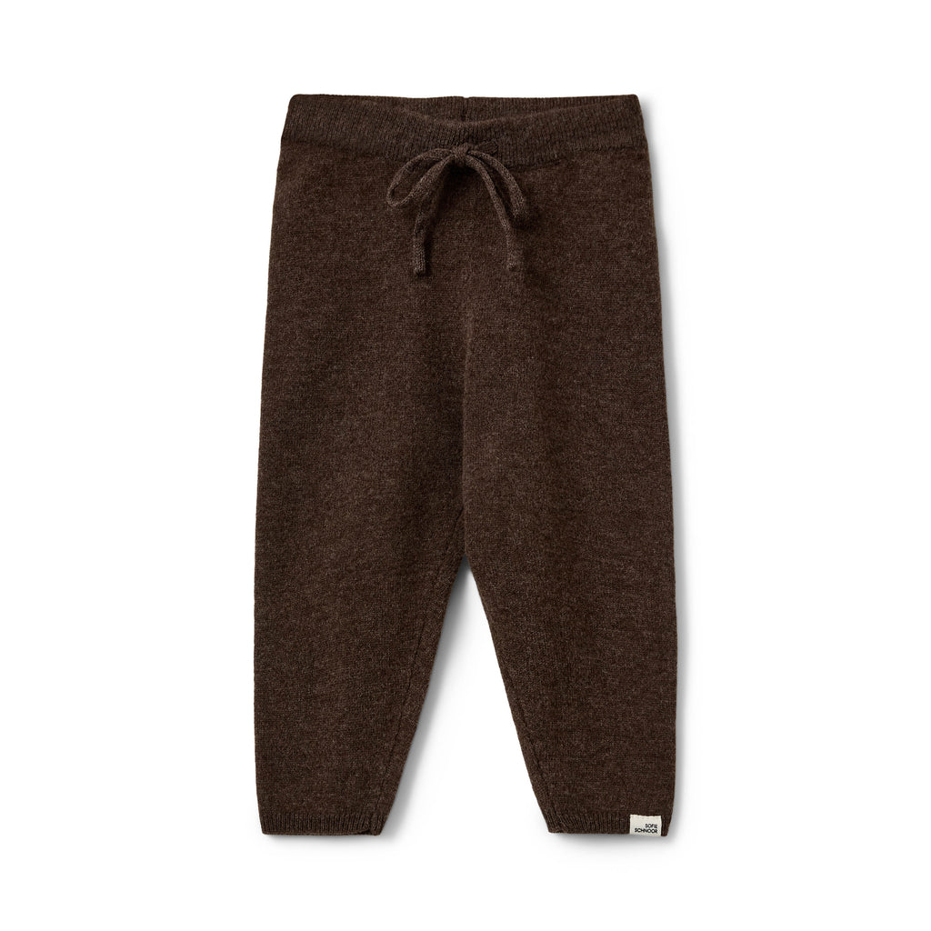 Wool baby trousers LuluSB - 100% wool - Beige & Brown - Sofie Schnoor