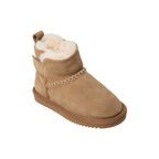 Wolgevoerde kinderschoenen ValeKB - Suède - Tan & Dark Brown - Sofie Schnoor