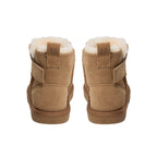 Wolgevoerde kinderschoenen ValeKB - Suède - Tan & Dark Brown - Sofie Schnoor