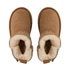 Wolgevoerde kinderschoenen ValeKB - Suède - Tan & Dark Brown - Sofie Schnoor
