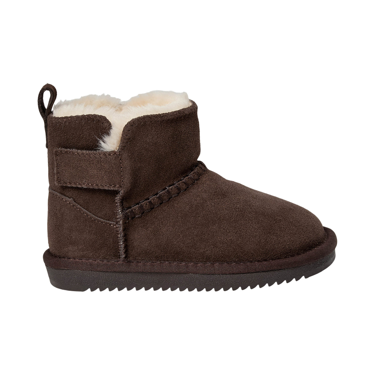 Wolgevoerde kinderschoenen ValeKB - Suède - Tan & Dark Brown - Sofie Schnoor